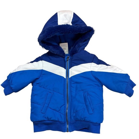 First Impressions Nylon Shell Boys Lined Fall Winter Jacket 0-3 Months - Picture 1 of 8